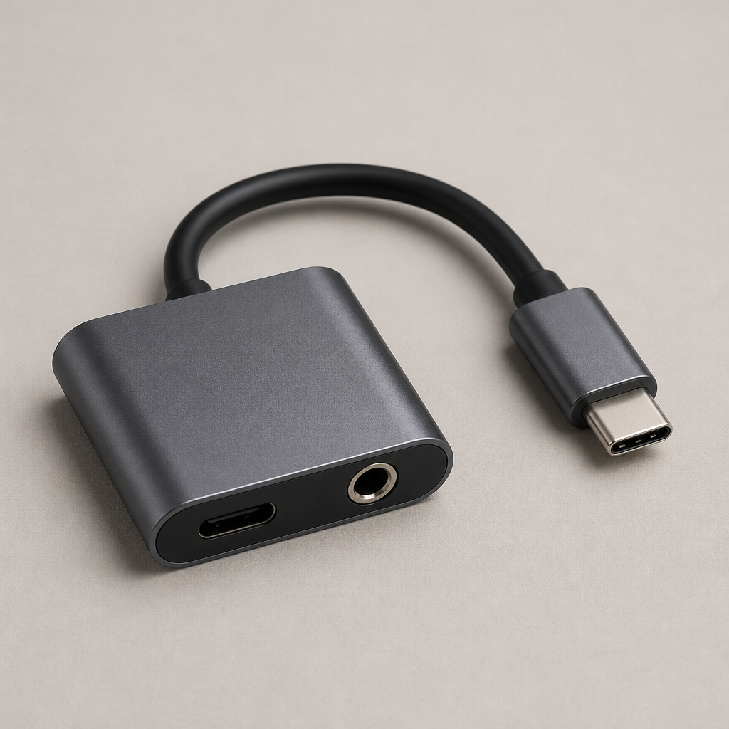 Belkin RockStar 3.5 mm Audio + USB-C Charge Adapter